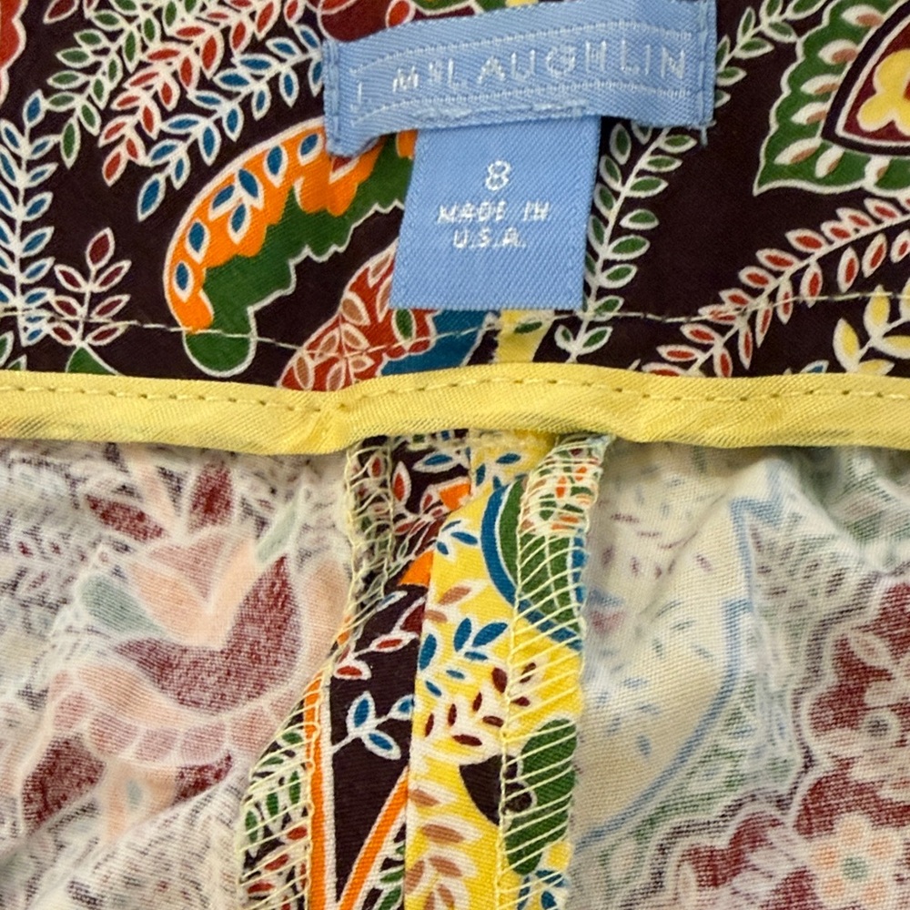 J. McLaughlin Multicolor Patterned Ankle Pants - image 6